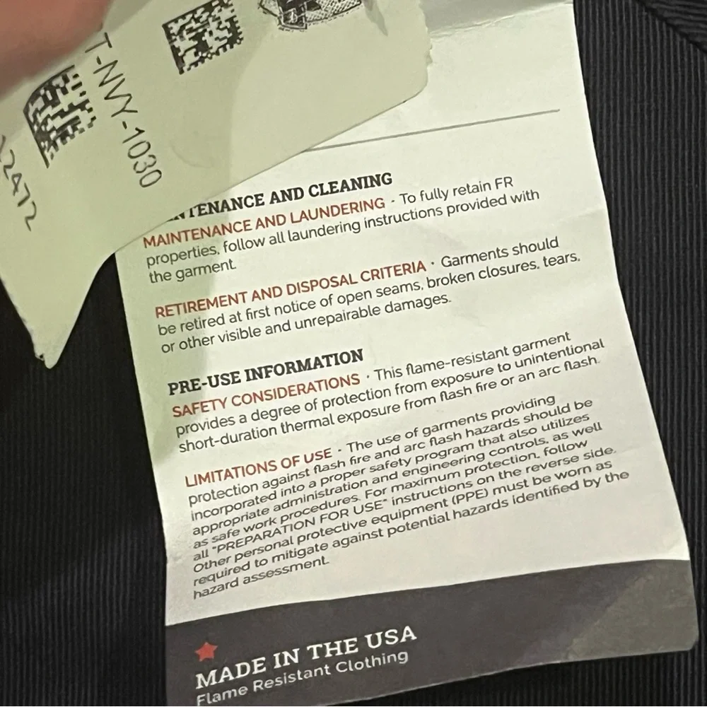 NWT Tyndale Women's Premium Industrial Flame Resistant Work Pants, Size 10 NEW - Picture 5 of 10